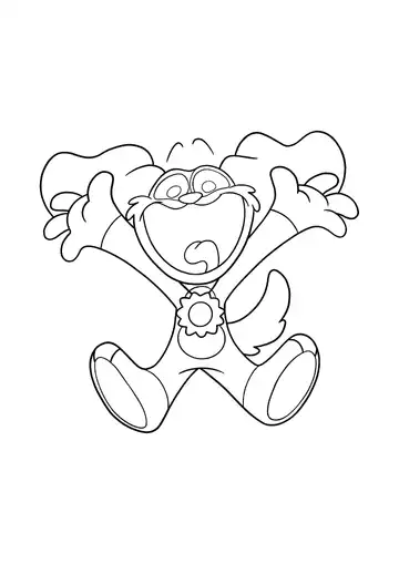Poppy Playtime Chapter 3 Smiling Critters DogDay coloring page
